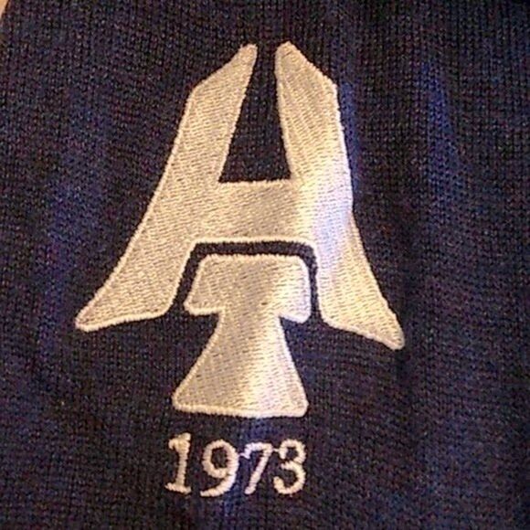 Mizuno Pro Collection Wool Sweater  Size XL Lightweight Navy ** - Picture 8 of 13